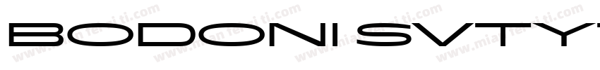 Bodoni SvtyTwo ITC T字体转换